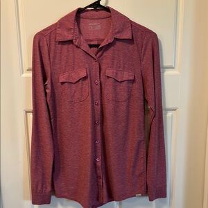 Eddie Bauer Travex Women's Pink Button Down Shirt